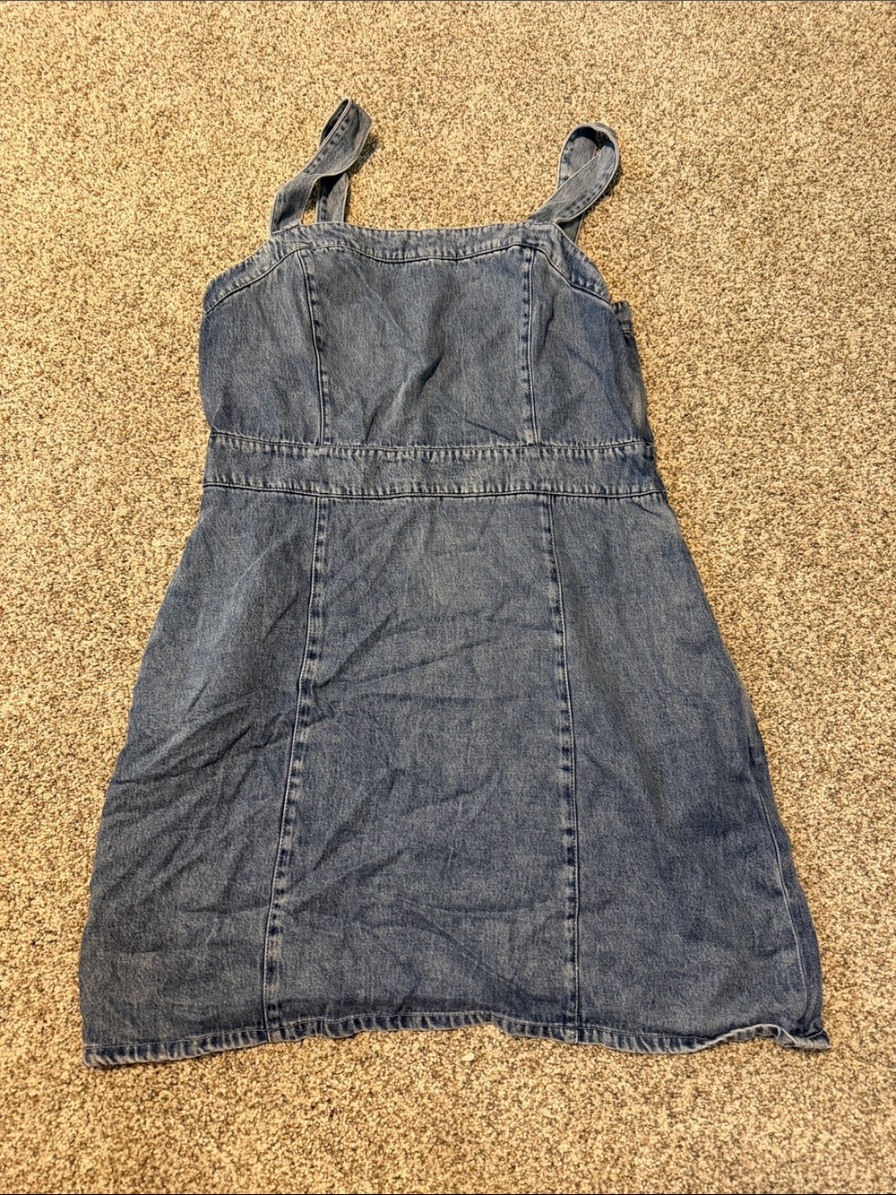 Pink Lily Blue Denim Mini Dress